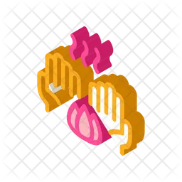 Hände duftend  Symbol