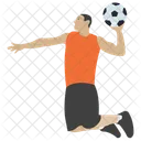 Handebol Jogador Jogador Masculino Ícone