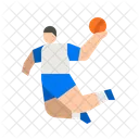 Handebol Jogador De Handebol Jogo De Handebol Ícone
