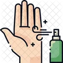 Handdesinfektionsmittel  Symbol