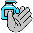 Handdesinfektionsmittel  Symbol