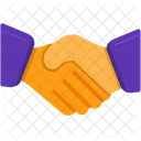 Partnerschaft Deal Handedruck Symbol