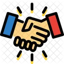 Handschlag Geschaftsabschluss Deal Symbol