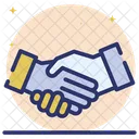 Business Handshake Business Handschlag Treffen Symbol