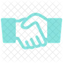 Handshake Vereinbarung Partnerschaft Symbol