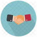 Handschlag Deal Partnerschaft Symbol