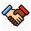 Handschlag Deal Partnerschaft Symbol