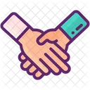 Handschlag Deal Partnerschaft Symbol