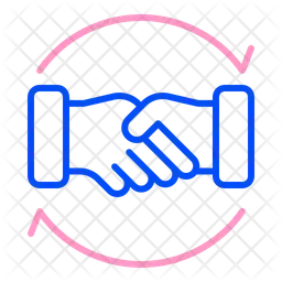 Handschlag als Symbol für Partnerschaft  Symbol