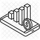 Wertpapiere Aktien Plattform Symbol