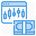 Handel Borse Diagramm Symbol