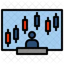 Handelsdiagramm Kerzendiagramm Handelsgraph Symbol