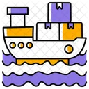 Transport Verkehr Schiff Symbol