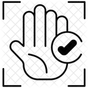 Handerkennung  Symbol