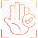 Handerkennung  Symbol