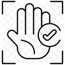 Handerkennung  Symbol