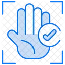 Handerkennung  Symbol