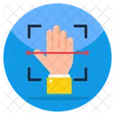 Handerkennung Symbol