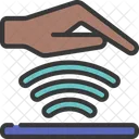 Handflächenscan  Symbol