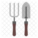 Handgabel Ausrustung Kelle Symbol