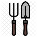 Handgabel Ausrustung Kelle Symbol