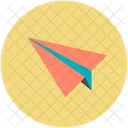 Handgefertigt Flugzeug Origami Symbol