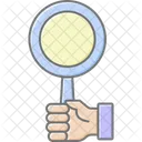 Handheld Magnifier Tool Icon