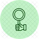Handheld Magnifier Tool Icon