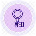 Handheld Magnifier Tool Icon