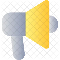 Handheld megaphone  Icon