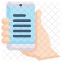 Handholding mobile  Icon