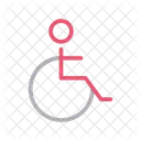 Handicap Wheelchair Life Icon