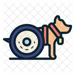 Handicap Dog  Icon