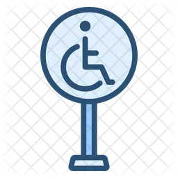 Handicap Parking Sign  Icon