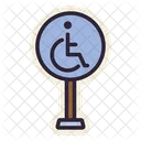 Handicap Parking Sign  Icon