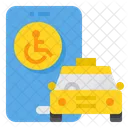 Taxi App Disabled Icon