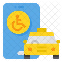 Handicap Taxi  Icon