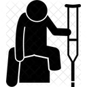 Handicapped Amputation Amputee Icon