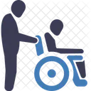 Handicapped Patient Handicapped Aid アイコン