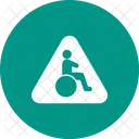 Handicapped Zone Sign Icon