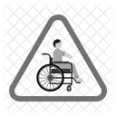 Handicapped Zone Sign Icon