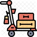 Sackkarre Flughafen Trolley Symbol