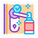 Handle Cleaning  Icon