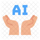 Handle With Ai Artificial Intelligence Technology Icon