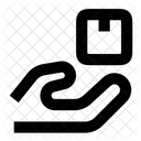 Handle With Care Fragile Package Icon