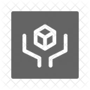 Handle With Care Package Box Icon