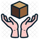 Handle With Care Fragile Package Icon