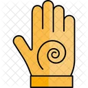 Handmassage Handreflexzonenmassage Handflachentherapie Symbol