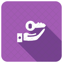 Handover Key Icon - Download in Glyph Style