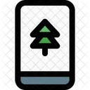 Handphone Pine Tree Icon